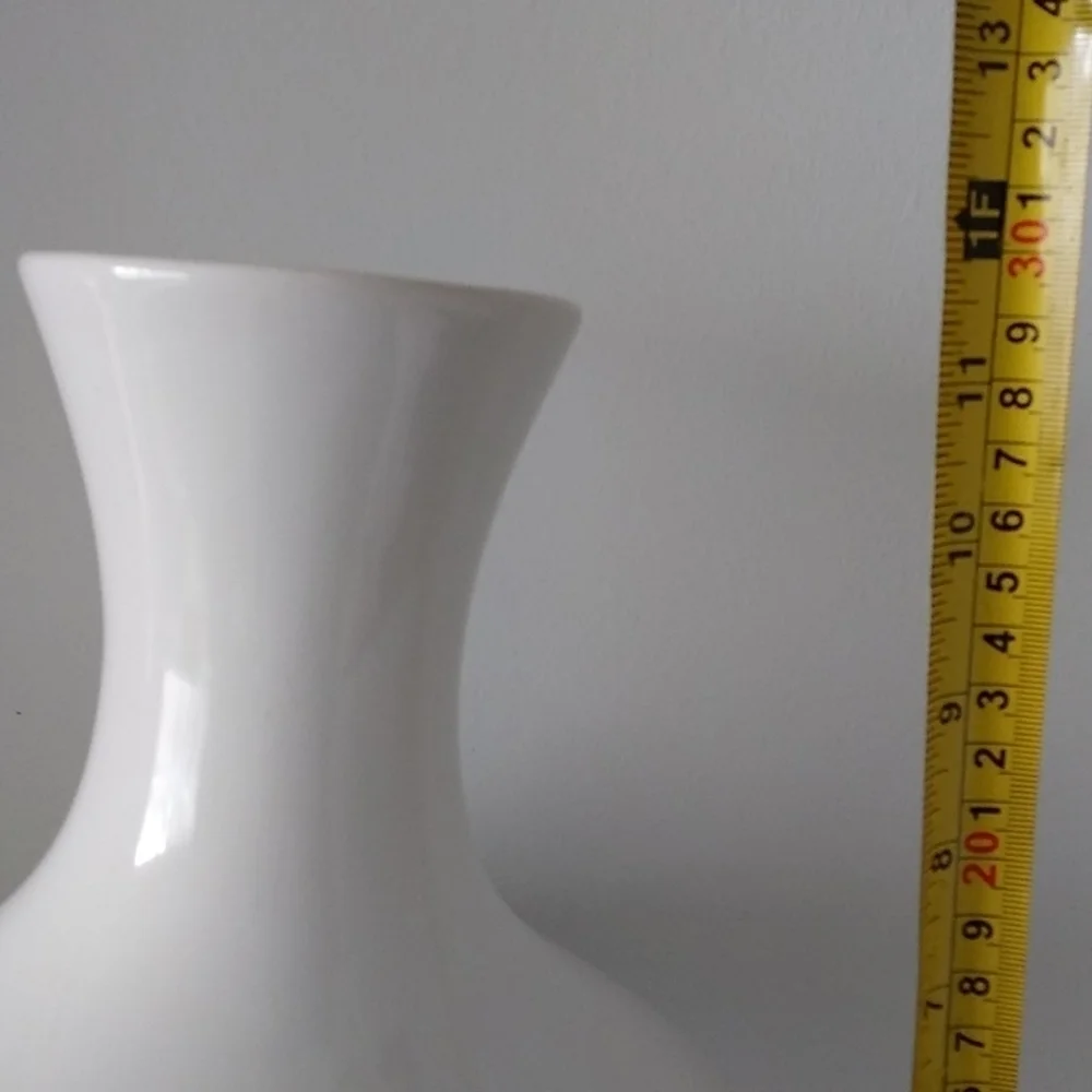 Mid Century Modern Vase white‎ home decor ceramic